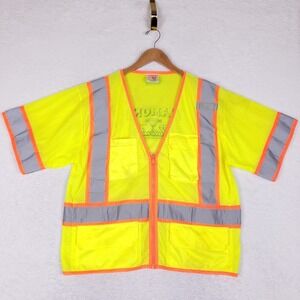Kishigo 1242 High Visibility Safety Vest Large Yellow